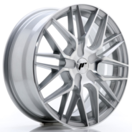 Japan Racing JR28 17x7 ET20-45 BLANK Silver Machin