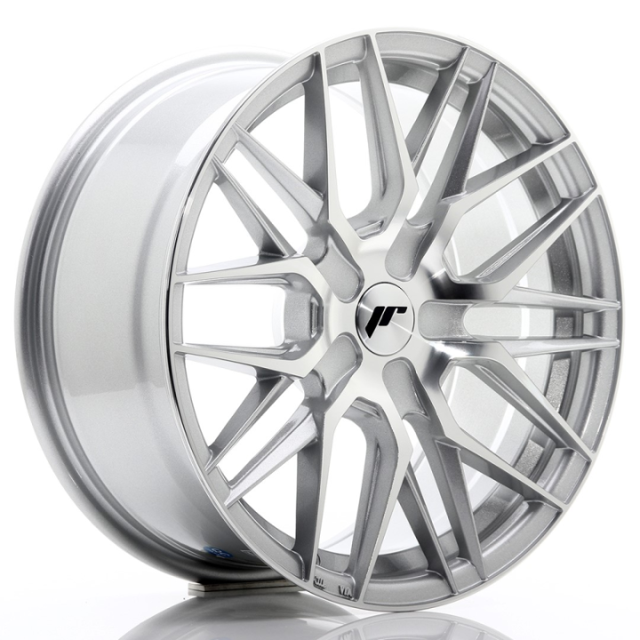 Japan Racing JR28 17x8 ET25-40 BLANK Silver Machined Face