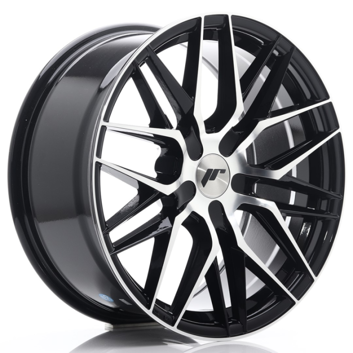 Japan Racing JR28 18x8,5 ET20-40 5H BLANK Gloss Black Machined Face