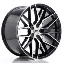 Japan Racing JR28 19x10,5 ET20-40 5H BLANK Gloss Black Machined Face