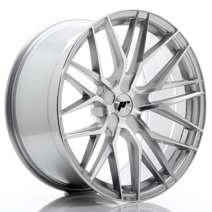 Japan Racing JR28 20x10 ET20-40 5H BLANK Silver Machined Face