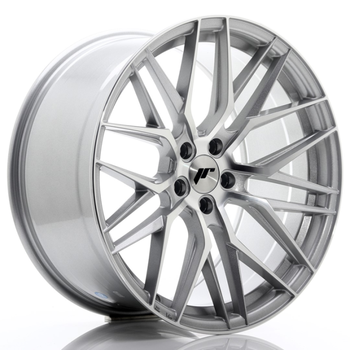 Japan Racing JR28 20x10 ET40 5x112 Silver Machined Face