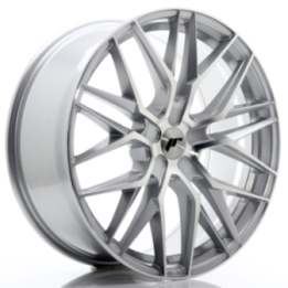 Japan Racing JR28 21x9 ET15-45 5H BLANK Silver Machined Face