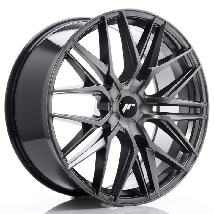 Japan Racing JR28 22x9 ET30-45 5H BLANK Hyper Black