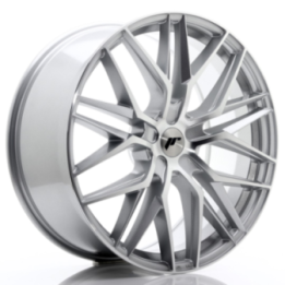 Japan Racing JR28 22x9 ET30-45 5H BLANK Silver Machined Face