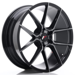 Japan Racing JR30 20x8,5 ET20-42 5H BLANK Black Brushed w/Tinted Face
