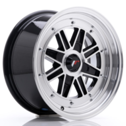 Japan Racing JR31 15x7.5 ET20 4H BLANK Gloss Black Machined Face