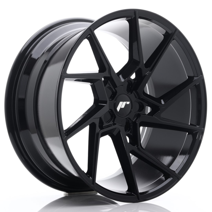 Japan Racing JR33 20x10 ET20-40 5H BLANK Gloss Black