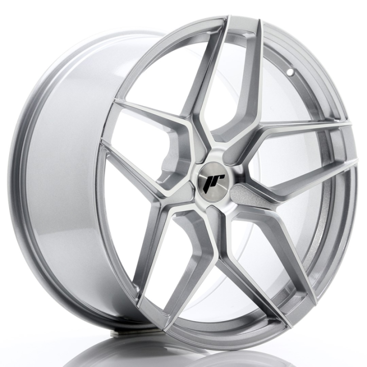 Japan Racing JR34 20x10 ET20-40 5H BLANK Silver Machined Face