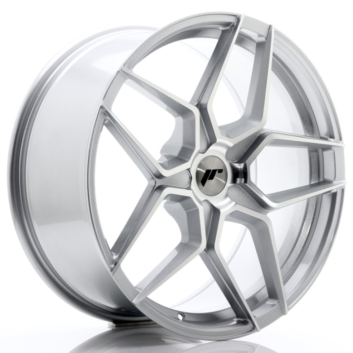 Japan Racing JR34 20x9 ET20-40 5H BLANK Silver Machined Face