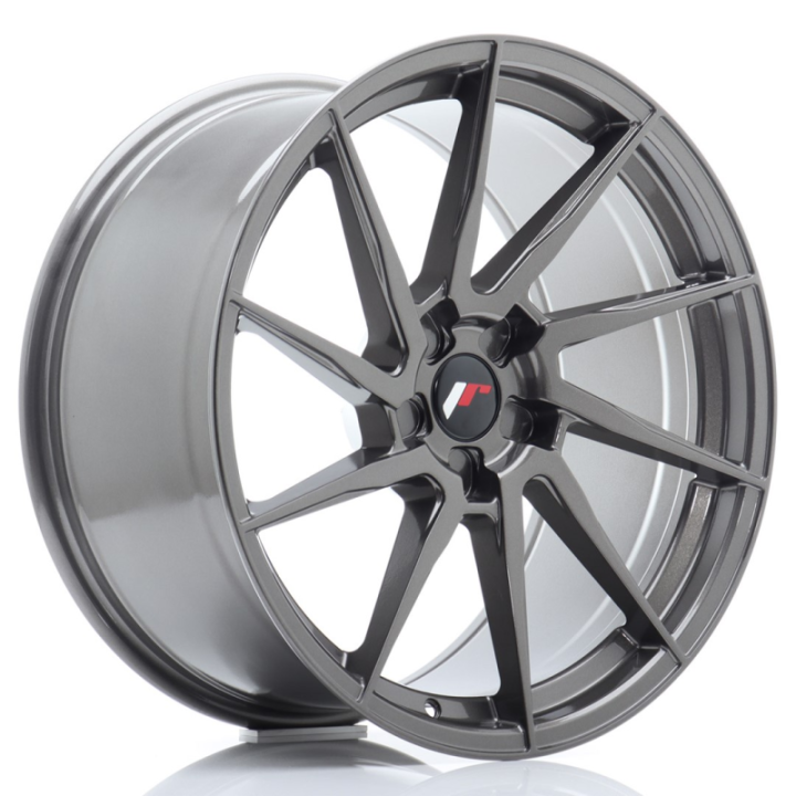 Japan Racing JR36 20x10 ET20-45 5H BLANK Hyper Gray