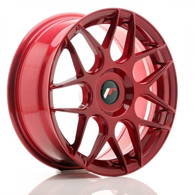 JR Wheels JR18 17x7 ET20-40 BLANK Platinum Red
