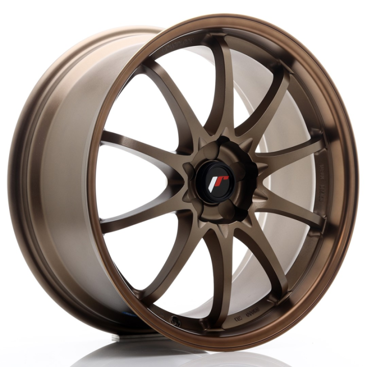Japan Racing JR5 19x8.5 ET43 5H BLANK Dark Anodized Bronze