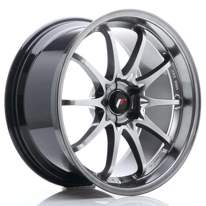 Japan Racing JR5 19x9.5 ET12-36 5H BLANK Hyper Black