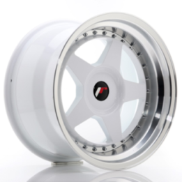 Japan Racing JR6 17x10 ET20 BLANK White w/Machined Lip