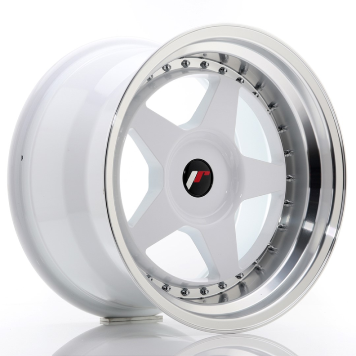 Japan Racing JR6 17x10 ET20 BLANK White w/Machined Lip