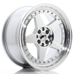 Japan Racing JR6 17x8 ET35 4x100/114 Silver Machined Face