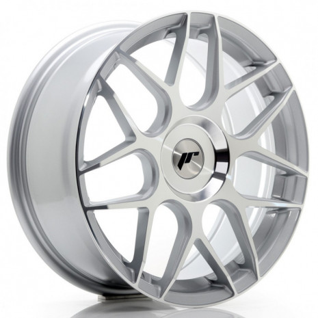 JR Wheels JR18 18x7,5 ET35-40 BLANK Silver Machined Face