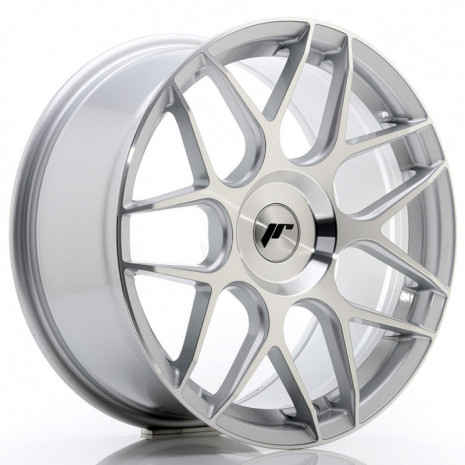 JR Wheels JR18 18x8,5 ET25-45 BLANK Silver Machined Face