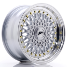 Japan Racing JR9 15x7 ET20 BLANK Silver w/Machined Lip