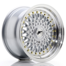 Japan Racing JR9 15x8 ET20 4x100/108 Silver w/Machined Lip