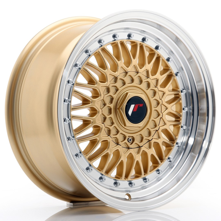 Japan Racing JR9 16x7,5 ET25 4x100/108 Gold w/Machined Lip