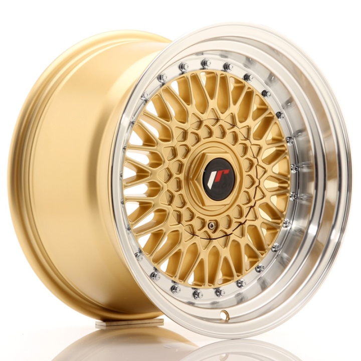 Japan Racing JR9 16x9 ET20 BLANK Gold w/Machined Lip
