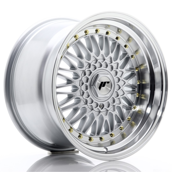 Japan Racing JR9 17x10 ET20 5x112/120 Silver w/Machined Lip