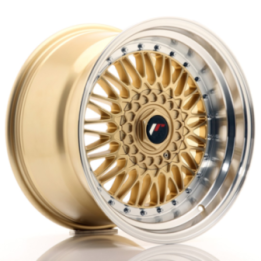 Japan Racing JR9 17x10 ET20 BLANK Gold w/Machined Lip