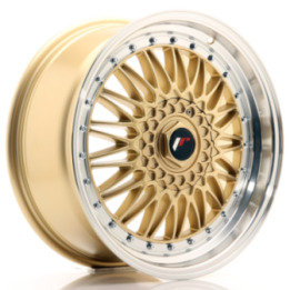Japan Racing JR9 18x8 ET35-40 BLANK Gold w/Machined Lip