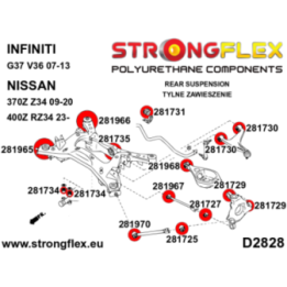 Strongflex 286202B: Zestaw zawieszenia tylnego