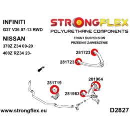 Strongflex 286201A: Zestaw zawieszenia przedniego SPORT