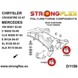 Strongflex 116245B: Zestaw tulei tylnego wózka