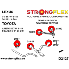 Strongflex 216246B: Kompletny zestaw tulei zawieszenia