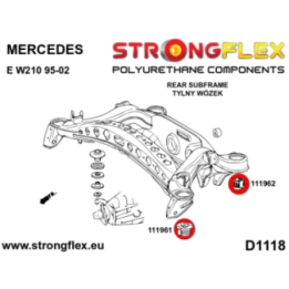 Strongflex 116242B: Zestaw tulei tylnego wózka