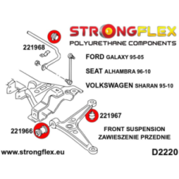 Strongflex 226210B: Zestaw zawieszenia przedniego