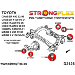 Strongflex 216243B: Zestaw tulei tylnego wózka