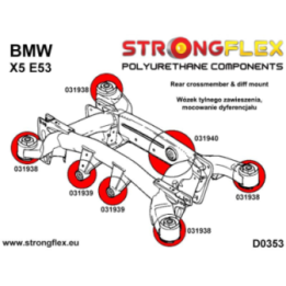 Strongflex 036244B: Zestaw tulei tylnego wózka