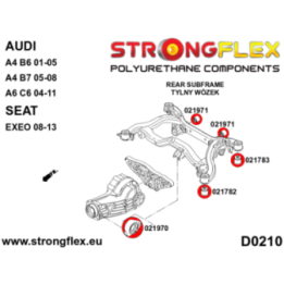 Strongflex 026214A: Zestaw tulei belki tylnej SPORT