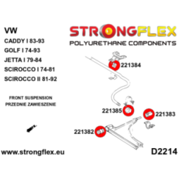 Strongflex 226207B: Zestaw tulei zawieszenia