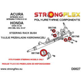 Strongflex 086201A: Zestaw tulei przekładni kierowniczej SPORT