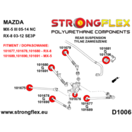 Strongflex 106176B: Zestaw zawieszenia tylnego