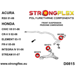 Strongflex 086169A: Zestaw zawieszenia przedniego SPORT