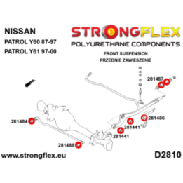 Strongflex 286133B: Zestaw kompletny zawieszenia przedniego i tylnego