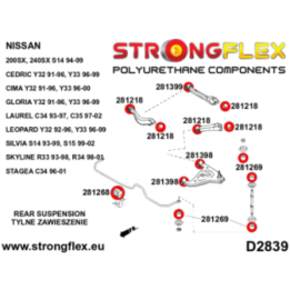 Strongflex 286115B: Zestaw zawieszenia tylnego