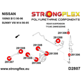 Strongflex 286100B: Zestaw tylnego zawieszenia