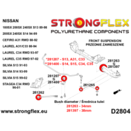 Strongflex 286082B: Zestaw zawieszenia przedniego