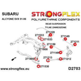 Strongflex 276050A: Zestaw tylnego zawieszenia SPORT