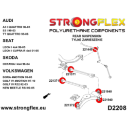 Strongflex 226129A: Zestaw tylnego zawieszenia SPORT