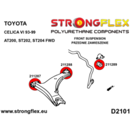 Strongflex 216120B: Zestaw poliuretanowy zawieszenia przedniego